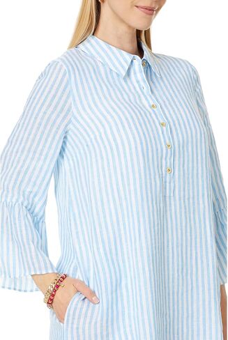 Lilly Pulitzer Women's Jazmyn 3/4 Sleeve Linen Tunic Dress in Saudi Arabia