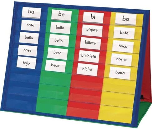 Really Good Stuff Essential Spanish Word Sorts™ Cards - Open Syllables and Rhyming Endings - 1 Set of Cards. in Saudi Arabia