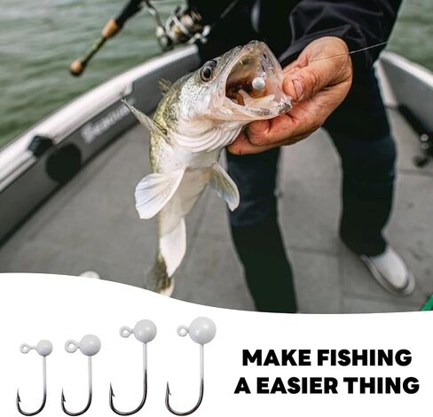 100PCS Jig Heads Fly Tying Jigs Kit Small Fishing Hooks Mixed Colors Fishing Lures in Saudi Arabia