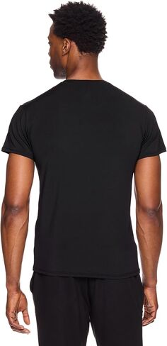 قمصان داخلية RBX النشطة برقبة دائرية للرجال، كم قصير ناعمة ومسامية، عبوة من قطعتين تي شيرتات ماصة للرطوبة in Kuwait