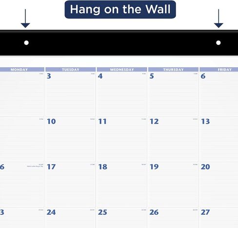 AT-A-GLANCE 2023 Monthly Desk Calendar, Desk Pad, 24" x 19", Jumbo, Blue/Gray (SW23000) in Saudi Arabia