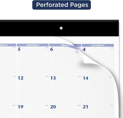 AT-A-GLANCE 2023 Monthly Desk Calendar, Desk Pad, 24" x 19", Jumbo, Blue/Gray (SW23000) in Saudi Arabia