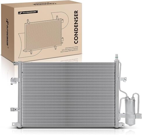 مكثف مكيف الهواء A-Premium متوافق مع فولفو V70 S60 2001-2005، S80 1999-2006، XC70 2003-2005، استبدال # 68488899 in Kuwait