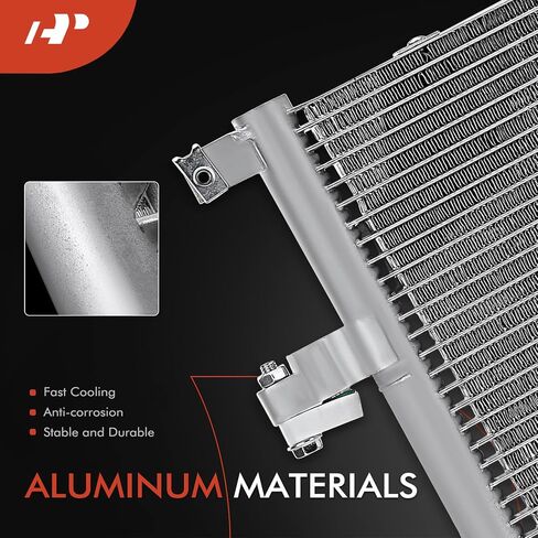 مكثف مكيف الهواء A-Premium متوافق مع فولفو V70 S60 2001-2005، S80 1999-2006، XC70 2003-2005، استبدال # 68488899 in Kuwait