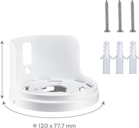 Cable Organizer for Whole WiFi Booster, Home WiFi Mesh System for Tp Link Deco x20 and x60, Easy-to-Install Wall Mounted Holder for WiFi Booster, White in Saudi Arabia