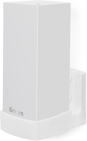 Wall Mount for Linksys MX4200 Mesh WiFi 6 (AX4200) Router, Easy to Install Holder Bracket, Reduce Interference & Clutter, Adhesive & Screw-in Mounting in Saudi Arabia