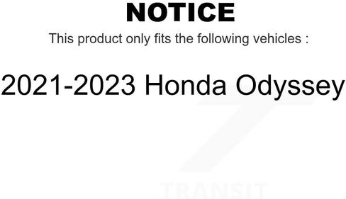 AmeriBRAKES Front Rear Ceramic Disc Brake Pads Kit For 2021-2023 Honda Odyssey KNF-101739 in Saudi Arabia