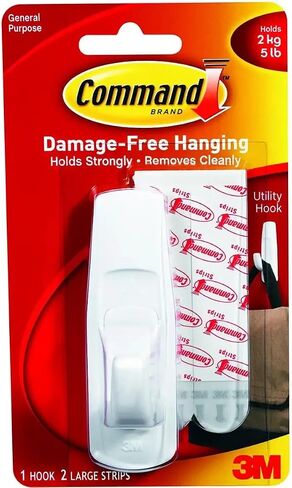 Command Large Utility Hook, White, 1-Hook, 2-Strips (17003ES) in Saudi Arabia