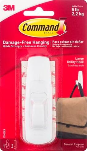 Command Large Utility Hook, White, 1-Hook, 2-Strips (17003ES) in Saudi Arabia