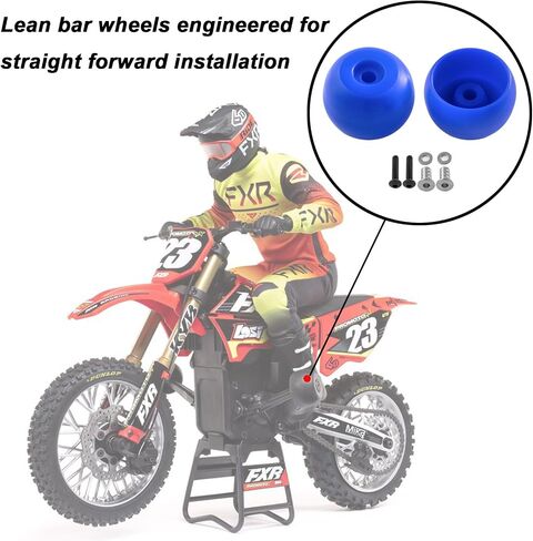 Upgrades Side Wheel Replacement Parts for LOSI 1/4 Promoto-MX Motorcycle RTR LOS06000 LOS06002 (Black) in Saudi Arabia