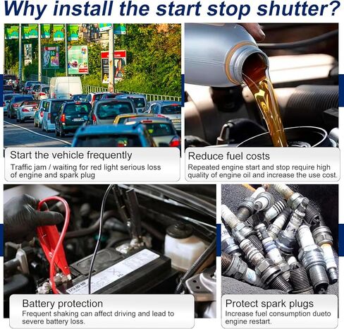 مزيل إيقاف التشغيل التلقائي - أداة حذف/تعطيل الجهاز متوافقة مع كابل نظام المحرك 2020 2021 2022 2023 Toyota Highlander Auto Cancel Stop Start Start Engine in Kuwait