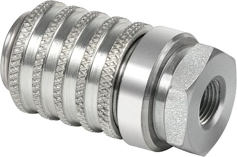 PD222 Test Port and Diagnostic Equipment Quick Couplings (SAE J1502 / ISO 15171-1), Push to Connect - PD Series Couplers,1/8" Body Size, 1/8"-27 NPTF Thread Size, 1.67" Length… in Saudi Arabia