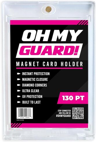 OH MY GUARD!, 130PT, Magnetic Snap Card Holders for Sport and Hobby Card Protection (5 Pack) in Saudi Arabia
