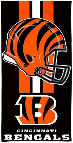 WinCraft NFL Cincinnati Bengals Beach Towel 150x75cm in Saudi Arabia