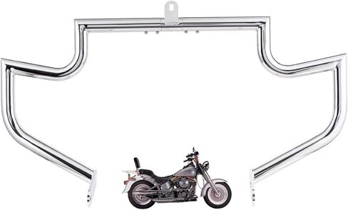 Gamyipp 1.5 بوصة شريط تحطم الدهون، شريط حماية المحرك السريع لـ Kawasaki Vulcan 900 VN900 Custom Classic 2006-2023 (أسود) in Kuwait