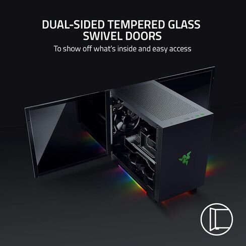 Razer Tomahawk ATX Mid-Tower Gaming Chassis + Chroma Addressable RGB Controller Bundle in Saudi Arabia