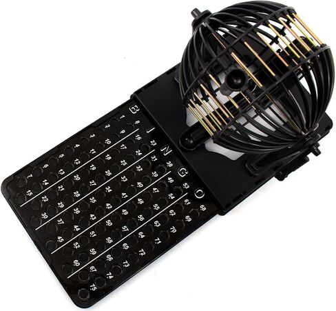 Ampersand Shops Classic Bingo Cage Game Set Complete with Balls and Cards in Saudi Arabia