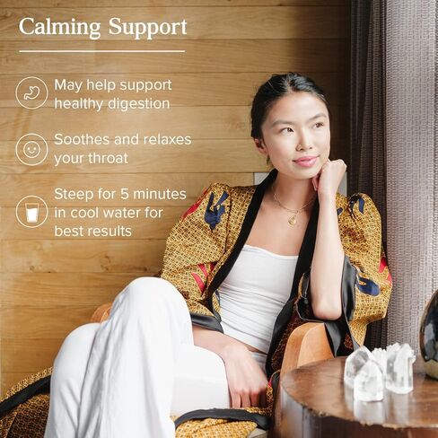 Heritage Store Slippery Elm Bark Tea, Soothing Loose Tea Helps Ease Digestion, Relaxes & Calms the Throat, With Pure Slippery Elm Powder from the Inner Bark, Vegan, No Additives or Fillers, 4oz in Kuwait