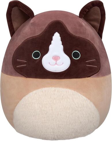 Squishmallows Original 16-Inch Woodward Snowshoe Cat with Fuzzy Belly - Official Jazwares Large Plush in Saudi Arabia