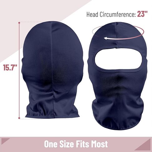 UNCO- Balaclava Face Mask, Black Ski Mask for Men & Women, Full Face Mask in Kuwait