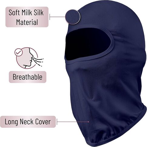 UNCO- Balaclava Face Mask, Black Ski Mask for Men & Women, Full Face Mask in Kuwait