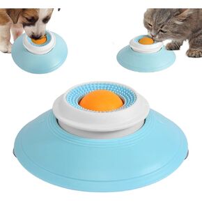 Dog Cat Licks Toys for Liquid Food, 2026 New Dog Lick Bowl Anxieties Relief Slow Feeder Dog Lick Ball Treat Dispenser, Non-Slip Licking Bowl for Dog Calming & Anxieties Relief in Kuwait