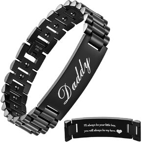 Jecanori Ultra Strength Mens Magnetic Bracelet, Magnetic Bracelets for Men, Jewellry Gift with Sizing Tool in Kuwait