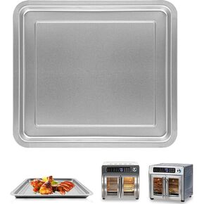 Air Fryer Grill Pan for Emeril Lagasse 26 QT Extra Large Air Fryer, 12.5''×11.3'' Stainless Steel Air Fryer Tray Accessories Grill Plate Crisper Plate Replacement Parts Rack in Saudi Arabia