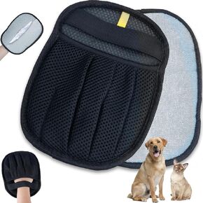 قفاز إزالة شعر الحيوانات الأليفة للقطط والكلاب، تنظيف سريع للأريكة والأثاث والسجاد ومقعد السيارة، تصميم إلكتروستاتيكي قابل لإعادة الاستخدام، يغطي المزيد من الأسطح in Kuwait