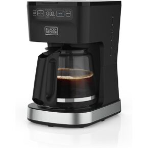 BLACK+DECKER CAFÉCRAFT 12-Cup Programmable Coffeemaker, Stainless Steel in Saudi Arabia