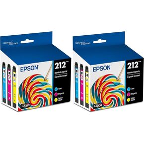 Epson 212 Genuine Ink Standard Capacity 3 Color Combo Pack T212520 | Works With WorkForce WF-2830 WF-2850 Expression XP-4100 XP-4105 Inkjet Printers in Saudi Arabia