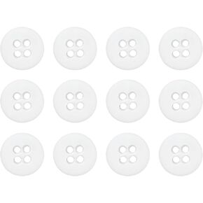 ButtonMode Suspender Brace Buttons 17mm 27L Style 4 للسراويل والسراويل والملابس الرسمية والدنيم والجلود والجيش والمواصفات العسكرية الأمريكية القوة الصناعية، مقاس 0.675 بوصة أو 11/16 بوصة، أسود، 12 زرًا in Kuwait