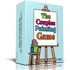 The Couples Painting Game – Date Night Card & Painting Kit | Fun DIY Activity with Prompts, Challenges & Questions for Deeper Connection, Meaningful Games for Adults and Teens, 2 Players in Saudi Arabia
