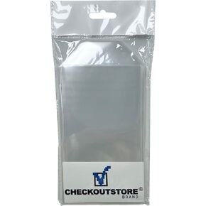 CheckOutStore 100 جيب تخزين شفاف صغير الحجم (3 5/8 × 6 1/2) in Kuwait