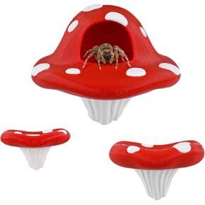 3 Pcs Jumping Spider Enclosure Accessories with 2 Spider Webs Jumping Spider Mushroom Platforms Magnetic Mounting Jumping Spider Accessories for Jumping Climbing Resting Exploration in Saudi Arabia