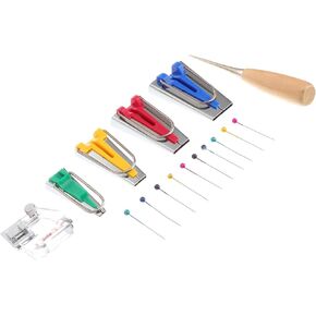 OHPHCALL Bias Tape Maker Quilting Sewing Set Tape Bias Maker Binding Foot Awl Pin Set for Adults in Saudi Arabia