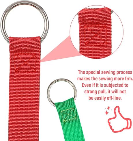 20 قطعة من مقود الكلاب المنزلق، مقاود قصيرة بطول 6 أقدام مع حلقة على شكل حرف O ملونة من النايلون للكلاب، مقاود انزلاقية للكلاب الكبيرة، مقاود سحب للكلاب والقطط وتدريب المشي والجري والإنقاذ ومأوى للعناية بالحيوانات in Kuwait