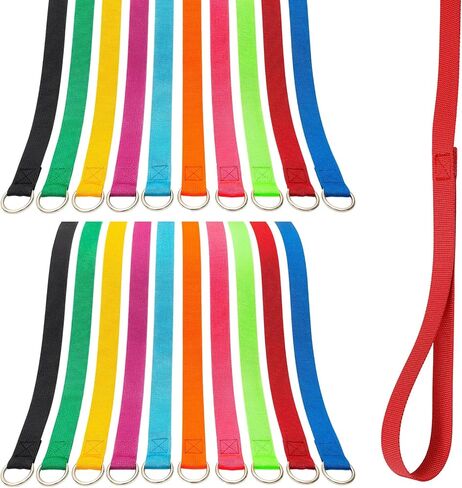 20 قطعة من مقود الكلاب المنزلق، مقاود قصيرة بطول 6 أقدام مع حلقة على شكل حرف O ملونة من النايلون للكلاب، مقاود انزلاقية للكلاب الكبيرة، مقاود سحب للكلاب والقطط وتدريب المشي والجري والإنقاذ ومأوى للعناية بالحيوانات in Kuwait