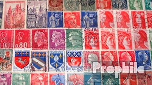 Prophila Collection France 50 Various Stamps (Stamps for Collectors) in Saudi Arabia