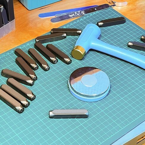 The Craft Guy Metal Stamp, 5/16 Inches (8mm) Tree Pattern Jewelry Metal Punch Stamping Tools, Alloy Steel Metal Stamping Tools for Jewelry Craft Stamping and Dog Tags Personalized (Tree 3) in Saudi Arabia