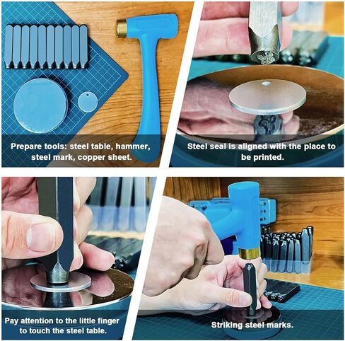 The Craft Guy Metal Stamp, 5/16 Inches (8mm) Tree Pattern Jewelry Metal Punch Stamping Tools, Alloy Steel Metal Stamping Tools for Jewelry Craft Stamping and Dog Tags Personalized (Tree 3) in Saudi Arabia