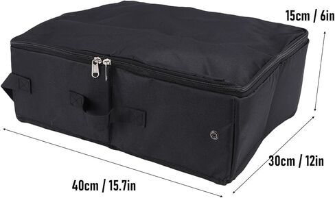 Tnfeeon Portable Cat Travel Litter Box, Large Capacity 600D Oxford Fabric Foldable Kitty Litter Tray with Drawstring Closure, for Pet Food Storage Camping Laundry in Saudi Arabia