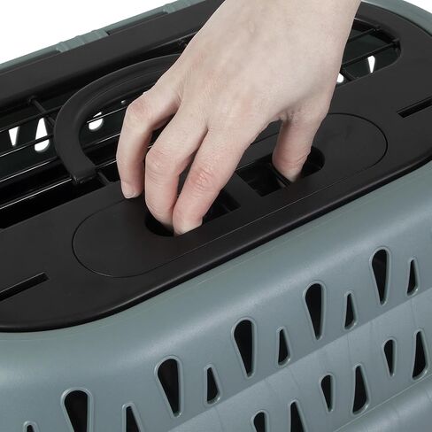 Load Pet Carrier Cat Kennel, 19" Length, for Pets up to 10 lb, Green in Saudi Arabia