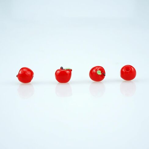 40 PCS Red Miniature Resin Apples Tiny Plastic Apples Bulk Resin Fruit 0.47 inch for Photography Props Home Kitchen Table in Saudi Arabia