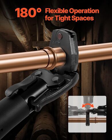 VEVOR Press Actuator for Compact Series Press Tools, Compatible with 1/2", 3/4", 1" & 1-1/4" Press Rings for ProPress Copper Pipes - Works with 24KN Press Tools (Ring NOT Included) in Saudi Arabia