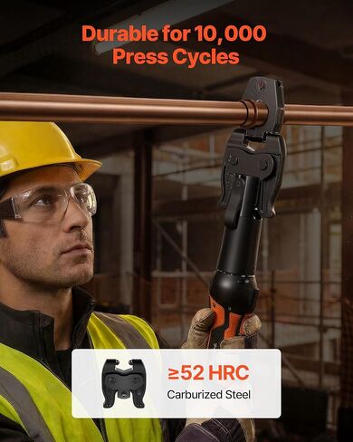 VEVOR Press Actuator for Compact Series Press Tools, Compatible with 1/2", 3/4", 1" & 1-1/4" Press Rings for ProPress Copper Pipes - Works with 24KN Press Tools (Ring NOT Included) in Saudi Arabia