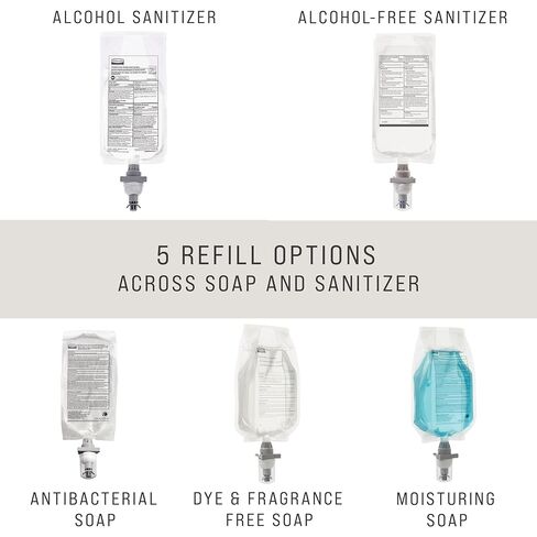 منتجات ربرميد التجارية صابون اليد المرطب الغني بالرغوة، إعادة تعبئة الرغوة التلقائية المتوافقة مع الرغوة التلقائية والرغوة التلقائية مع موزعات تقنية LumeCel in Kuwait