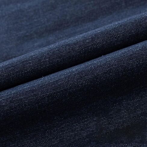 قماش الدنيم من The Yard، نسيج مرن 14oz، قماش قطني نقي مغسول باللون الأزرق بعرض 145 سم/57 بوصة (الحجم: 2 ياردة، اللون: أزرق) in Saudi Arabia