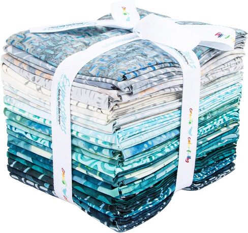 التعبيرات Batiks Silver Shores 28 Fat Quarters Riley Blake Designs FQ-23553-28 in Kuwait