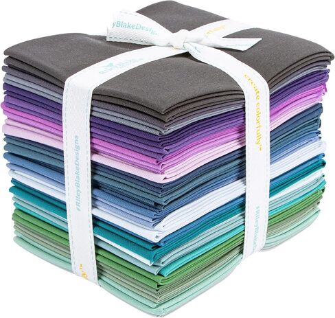 Confetti Cotton Solids Cool 24 Fat Quarters Riley Blake Designs FQ-COO120-24 in Saudi Arabia